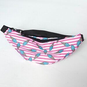 CUTE FANNY FACTORY Fanny Pack ICE CREAM PRINT Waist Bag BNWOT